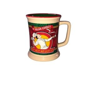 Polar Express 10th Anniversary Mug: Hot! Hot! We Got It! 4 3/4” Cocoa Mug Cup